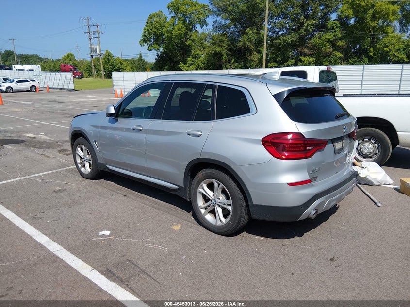 2020 BMW X3 VIN 5UXTY5C09LLT38495 IAAI salvage auction — FRONT & REAR, Salvage (Tennessee), sold $7,100 on 2026-07-31 (photo 3)