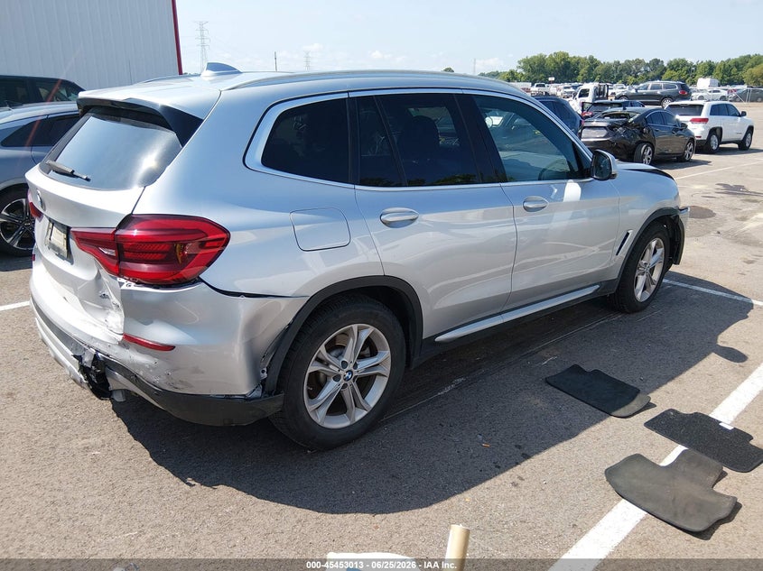 2020 BMW X3 VIN 5UXTY5C09LLT38495 IAAI salvage auction — FRONT & REAR, Salvage (Tennessee), sold $7,100 on 2026-07-31 (photo 4)