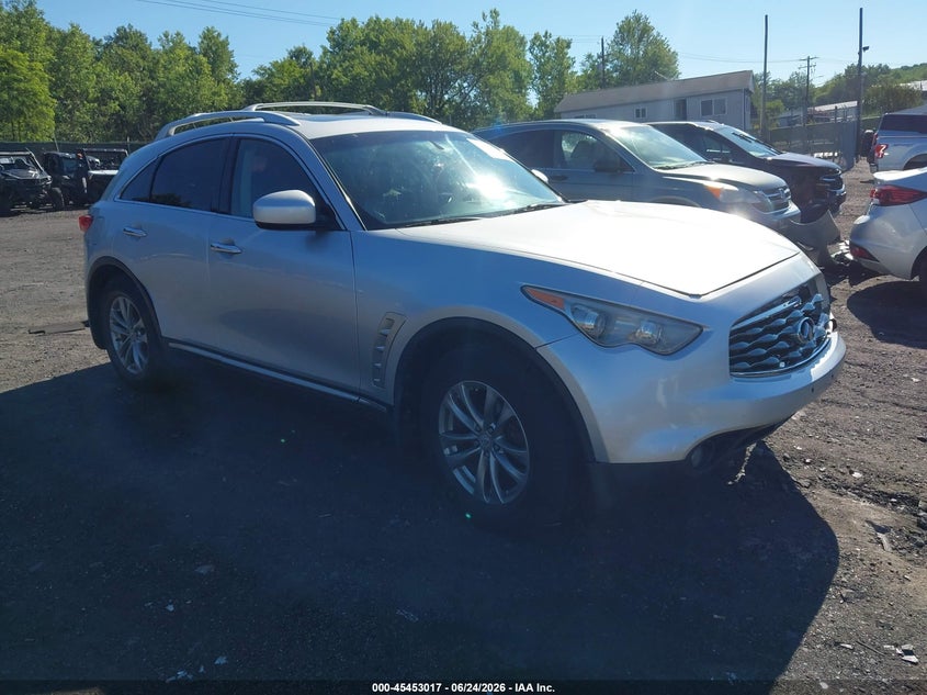 2009 Infiniti Fx VIN JNRAS18W09M156932 IAAI salvage auction — FRONT END, Salvage (Pennsylvania), sold $775 on 2026-08-01 (photo 1)