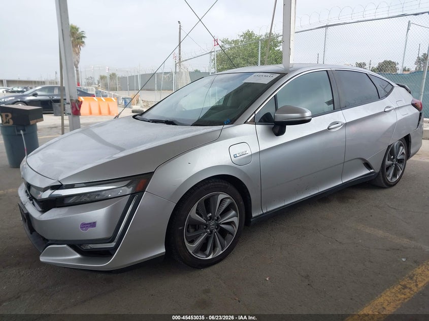 2018 Honda Clarity VIN JHMZC5F18JC020006 IAAI salvage auction — REAR END, Salvage Title, sold $2,850 on 2026-07-29 (photo 2)