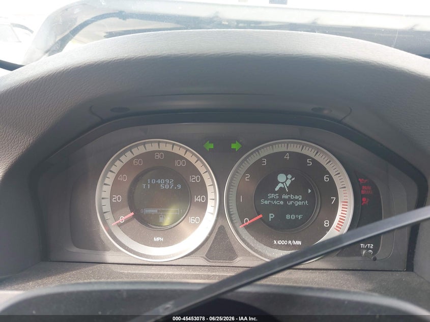 2012 Volvo S60 VIN YV1622FS5C2127435 IAAI salvage auction — FRONT END, Salvage - Greater Than 75% (Maryland), sold $500 on 2026-07-15 (photo 7)