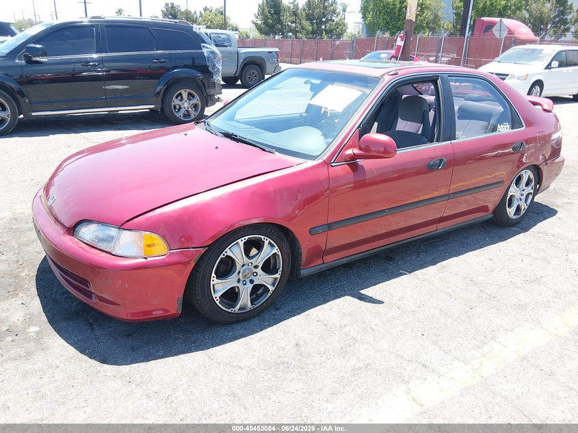 1994 Honda Civic VIN JHMEH9695RS003629 IAAI salvage auction — RIGHT REAR, Salvage (California), sold $450 on 2026-07-14 (photo 2)