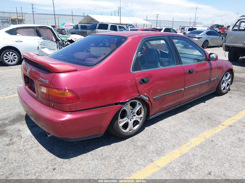 1994 Honda Civic VIN JHMEH9695RS003629 IAAI salvage auction — RIGHT REAR, Salvage (California), sold $450 on 2026-07-14 (photo 4)