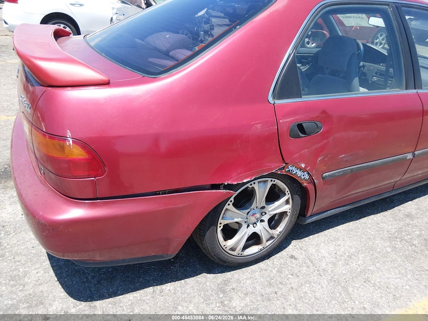 1994 Honda Civic VIN JHMEH9695RS003629 IAAI salvage auction — RIGHT REAR, Salvage (California), sold $450 on 2026-07-14 (photo 6)