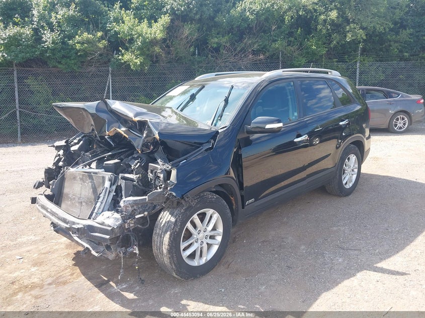2014 Kia Sorento VIN 5XYKTCA63EG450232 IAAI salvage auction — FRONT END, Salvage (Pennsylvania), sold $225 on 2026-07-10 (photo 2)