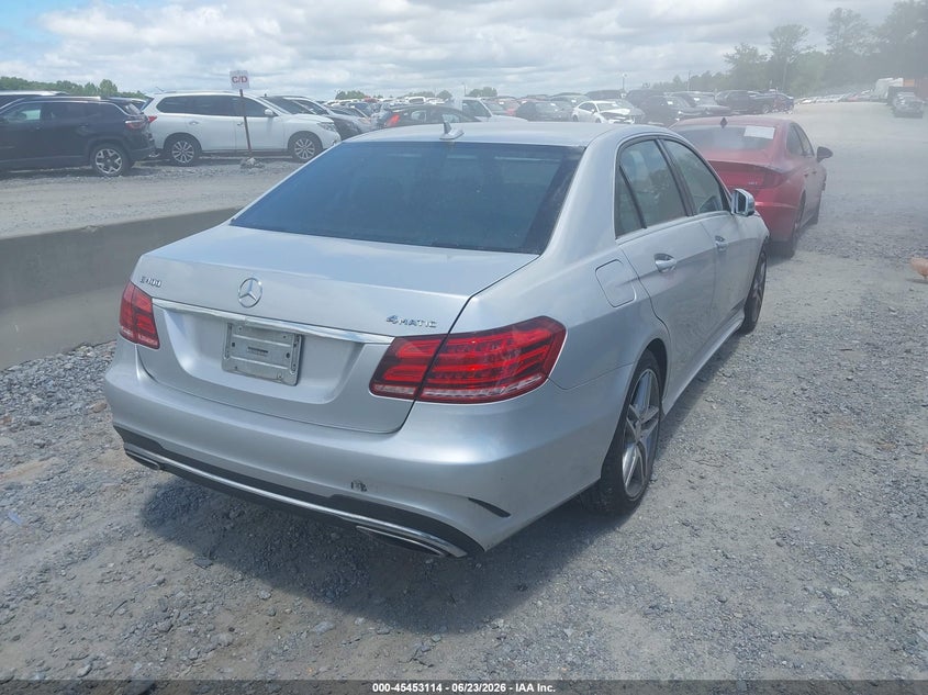 2015 Mercedes-benz E-klasse VIN WDDHF6HB3FB037735 IAAI salvage auction — FRONT END, Salvage Title, sold $4,450 on 2026-07-28 (photo 4)