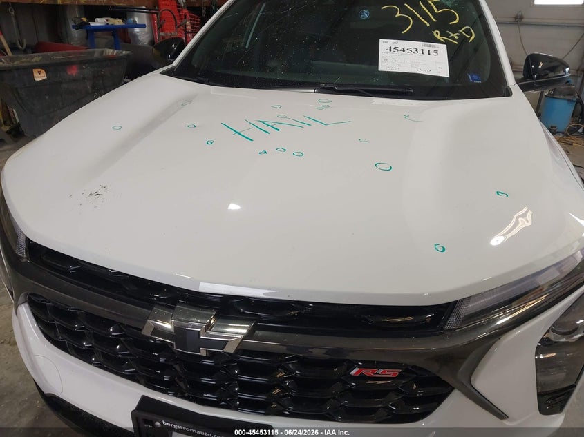 2024 Chevrolet Trax VIN KL77LJE26RC175948 IAAI salvage auction — HAIL, Salvage Title, sold $575 on 2026-07-22 (photo 6)