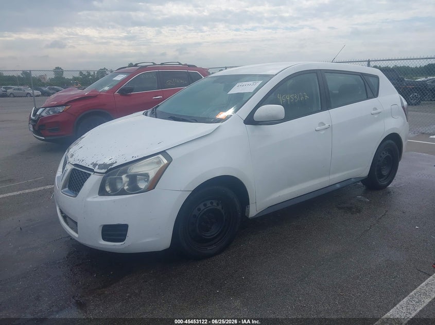 2009 Pontiac Vibe VIN 5Y2SP67899Z446773 IAAI salvage auction — RIGHT FRONT, Clear (Indiana), sold $25 on 2026-07-31 (photo 2)
