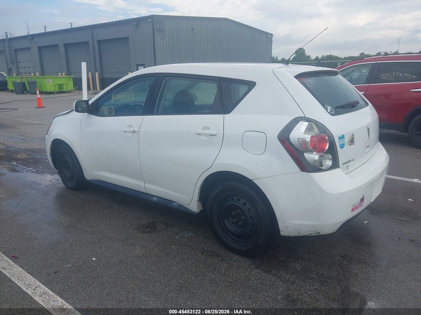 2009 Pontiac Vibe VIN 5Y2SP67899Z446773 IAAI salvage auction — RIGHT FRONT, Clear (Indiana), sold $25 on 2026-07-31 (photo 3)