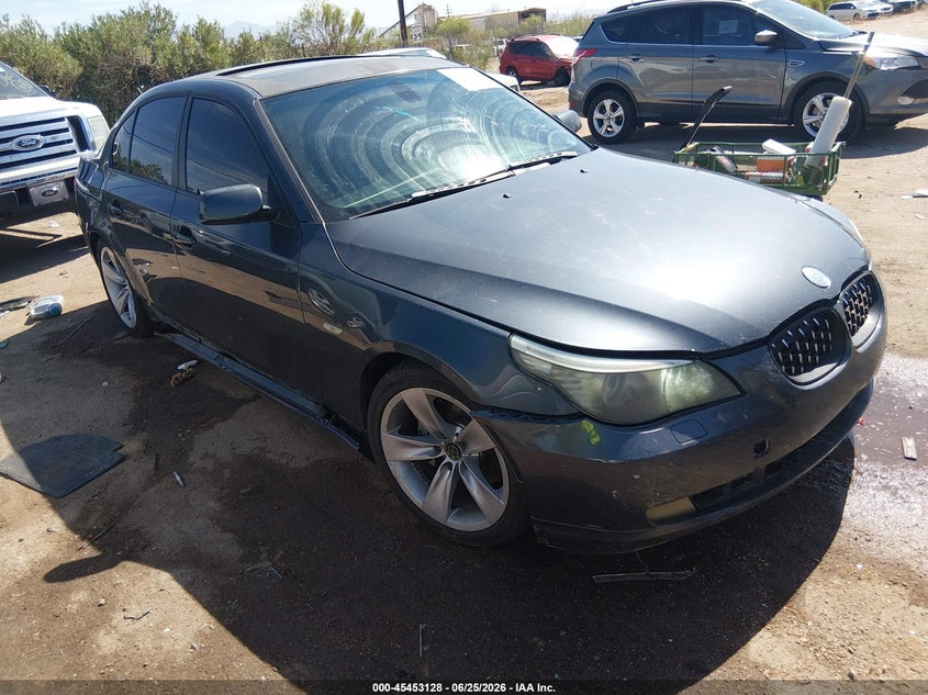2008 BMW 5 series VIN WBANU53508C117065 IAAI salvage auction — SIDE, Salvage (Arizona), sold $225 on 2026-07-30 (photo 1)