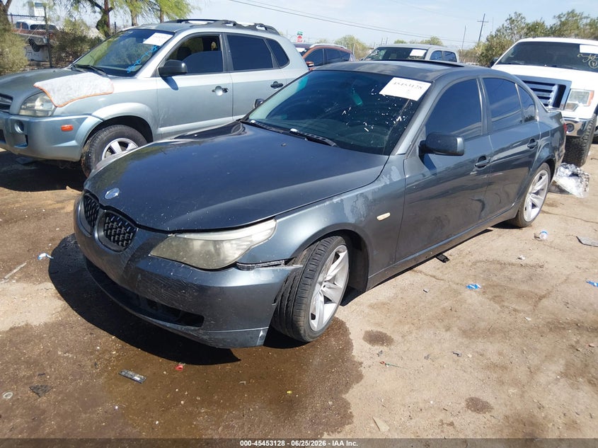 2008 BMW 5 series VIN WBANU53508C117065 IAAI salvage auction — SIDE, Salvage (Arizona), sold $225 on 2026-07-30 (photo 2)
