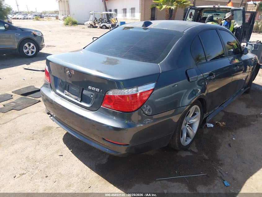 2008 BMW 5 series VIN WBANU53508C117065 IAAI salvage auction — SIDE, Salvage (Arizona), sold $225 on 2026-07-30 (photo 4)
