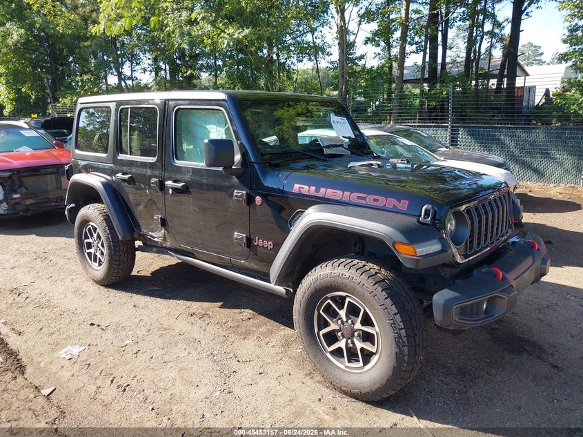 2024 Jeep Wrangler / VIN 1C4PJXFG2RW307740 IAAI salvage auction — RIGHT SIDE, Enterprise Vehicles Clear Only (Virginia), sold $17,500 on 2026-07-06 (photo 1)