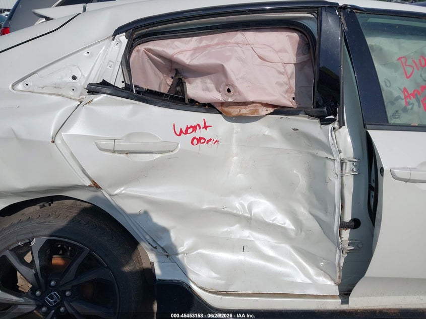 2019 Honda Civic VIN SHHFK7H44KU225657 IAAI salvage auction — NORMAL WEAR, Original (Texas), sold $1,275 on 2026-07-28 (photo 8)