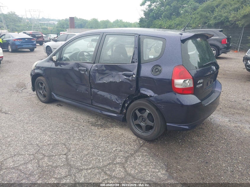 2008 Honda Fit VIN JHMGD37698S038405 IAAI salvage auction — LEFT SIDE, Salvage (Pennsylvania), sold $575 on 2026-07-10 (photo 3)
