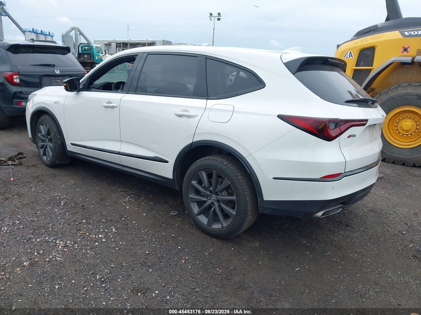 2025 Acura Mdx VIN 5J8YE1H01SL010070 IAAI salvage auction — RIGHT FRONT, Salvage Title, sold $20,200 on 2026-07-28 (photo 3)