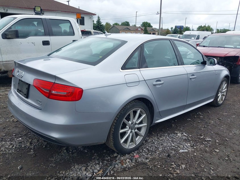 2015 Audi A4 VIN WAUFFAFL5FN005140 IAAI salvage auction — LEFT FRONT, Mv-907A (New York), sold $2,150 on 2026-07-08 (photo 4)