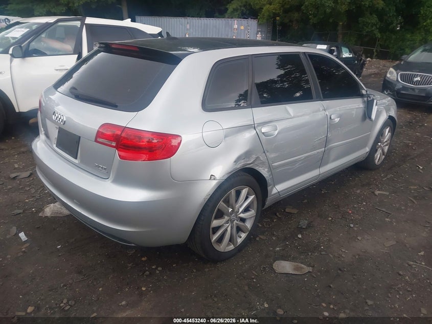 2009 Audi A3 VIN WAUKF78P89A015013 IAAI salvage auction — RIGHT SIDE, Mv-907A (New York), sold $425 on 2026-07-14 (photo 4)