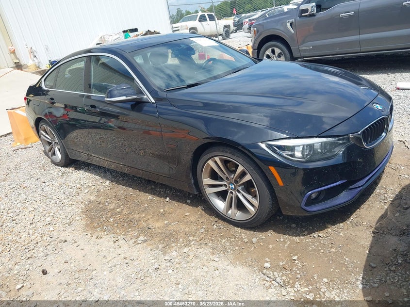 2019 BMW 4er VIN WBA4J1C51KBM17045 IAAI salvage auction — WATER/FLOOD, Salvage (Mississippi), sold $4,575 on 2026-08-21 (photo 1)
