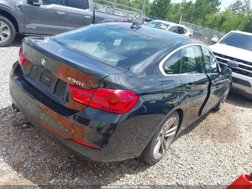 2019 BMW 4er VIN WBA4J1C51KBM17045 IAAI salvage auction — WATER/FLOOD, Salvage (Mississippi), sold $4,575 on 2026-08-21 (photo 4)