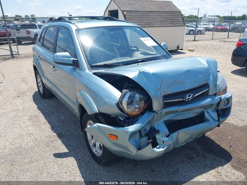 2009 Hyundai Tucson VIN KM8JN12D79U933827 IAAI salvage auction — FRONT END, Salvage (Illinois), sold $1,150 on 2026-08-02 (photo 1)