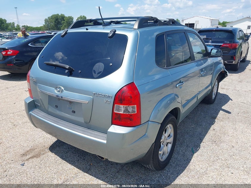 2009 Hyundai Tucson VIN KM8JN12D79U933827 IAAI salvage auction — FRONT END, Salvage (Illinois), sold $1,150 on 2026-08-02 (photo 4)