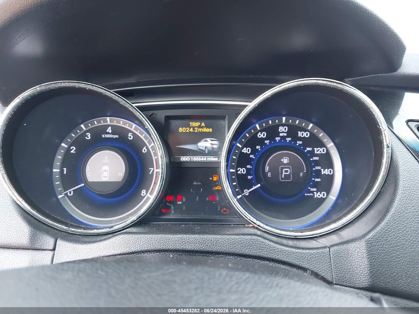 2014 Hyundai Sonata VIN 5NPEC4AC6EH841358 IAAI salvage auction — REAR END, Salvage (Texas), sold $675 on 2026-07-29 (photo 7)