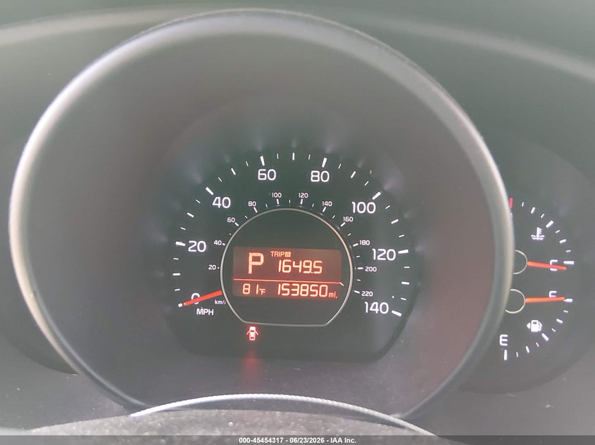 2016 Kia Soul VIN KNDJN2A21G7392120 IAAI salvage auction — NORMAL WEAR, Clear - Dealer Only (California), sold $1,025 on 2026-07-09 (photo 7)