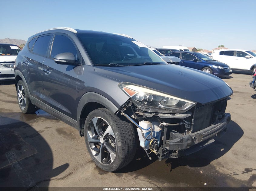 2016 Hyundai Tucson VIN KM8J33A29GU121198 IAAI salvage auction — FRONT END, Salvage (Arizona), sold $3,100 on 2026-07-14 (photo 1)