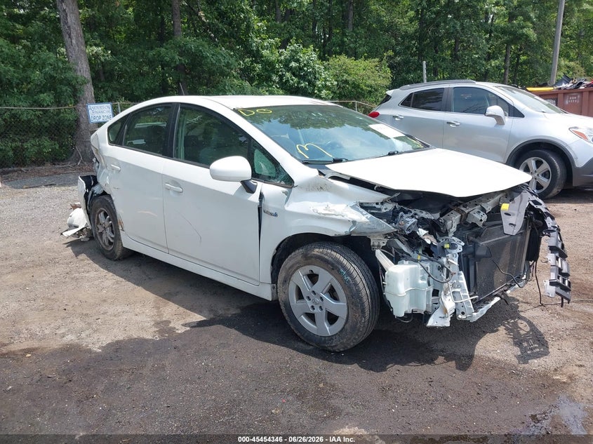 2010 Toyota Prius VIN JTDKN3DU7A0074462 IAAI salvage auction — FRONT & REAR, Salvage (Virginia), sold $400 on 2026-07-29 (photo 1)