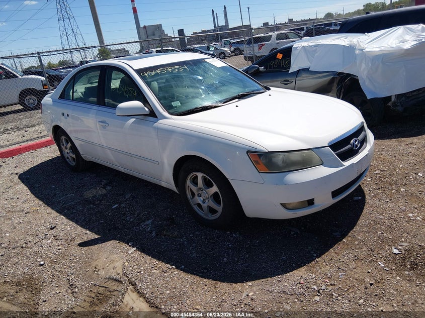 2006 Hyundai Sonata VIN 5NPEU46F86H092242 IAAI salvage auction — REAR END, Clear (Indiana), sold $325 on 2026-07-22 (photo 1)