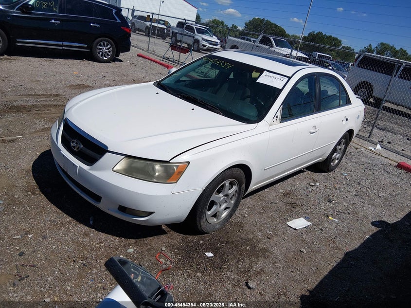 2006 Hyundai Sonata VIN 5NPEU46F86H092242 IAAI salvage auction — REAR END, Clear (Indiana), sold $325 on 2026-07-22 (photo 2)