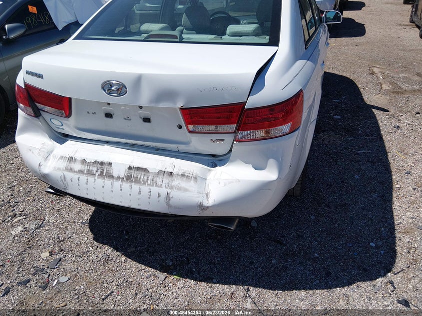 2006 Hyundai Sonata VIN 5NPEU46F86H092242 IAAI salvage auction — REAR END, Clear (Indiana), sold $325 on 2026-07-22 (photo 6)