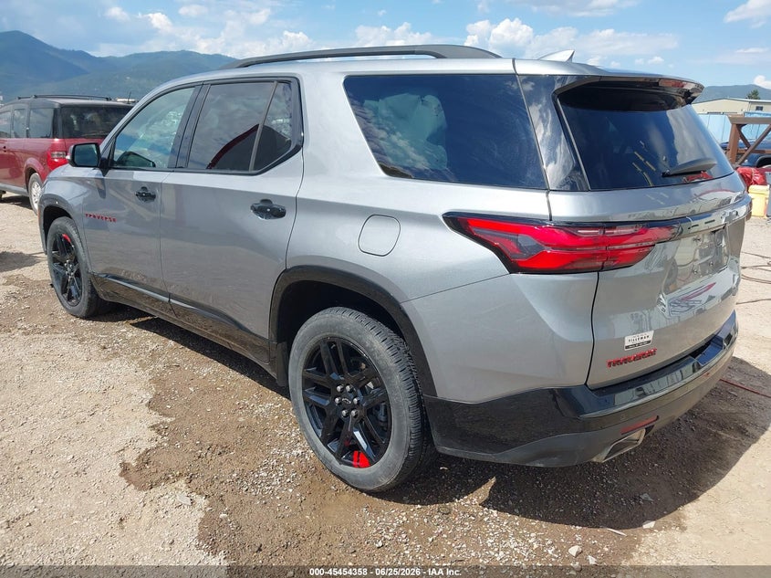 2023 Chevrolet Traverse VIN 1GNEVKKW3PJ136008 IAAI salvage auction — RIGHT FRONT, Salvage Title, sold $14,300 on 2026-07-30 (photo 3)