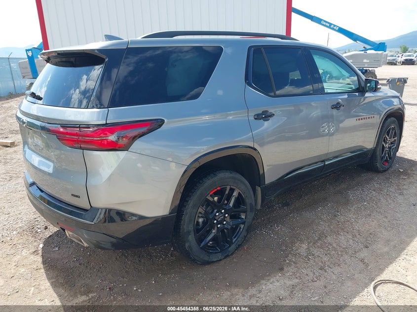 2023 Chevrolet Traverse VIN 1GNEVKKW3PJ136008 IAAI salvage auction — RIGHT FRONT, Salvage Title, sold $14,300 on 2026-07-30 (photo 4)