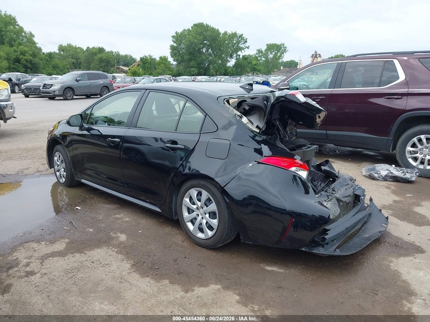 2024 Toyota Corolla VIN JTDBCMFE7R3046141 IAAI salvage auction — REAR END, Salvage (Kansas), sold $25 on 2026-07-22 (photo 3)