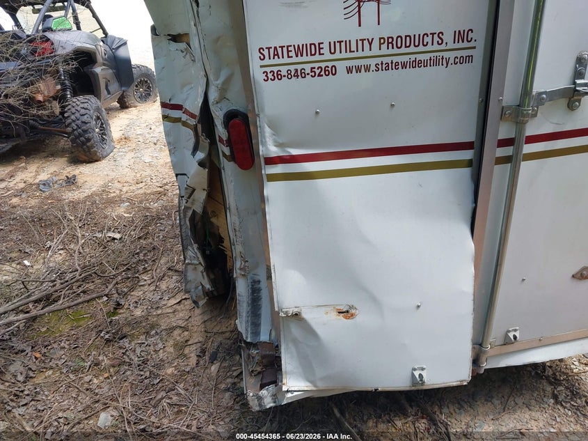 2012 Haul mark ind Unknown VIN 16HCB1018CG099546 IAAI salvage auction — REAR END, Salvage (North Carolina), sold $100 on 2026-07-13 (photo 6)