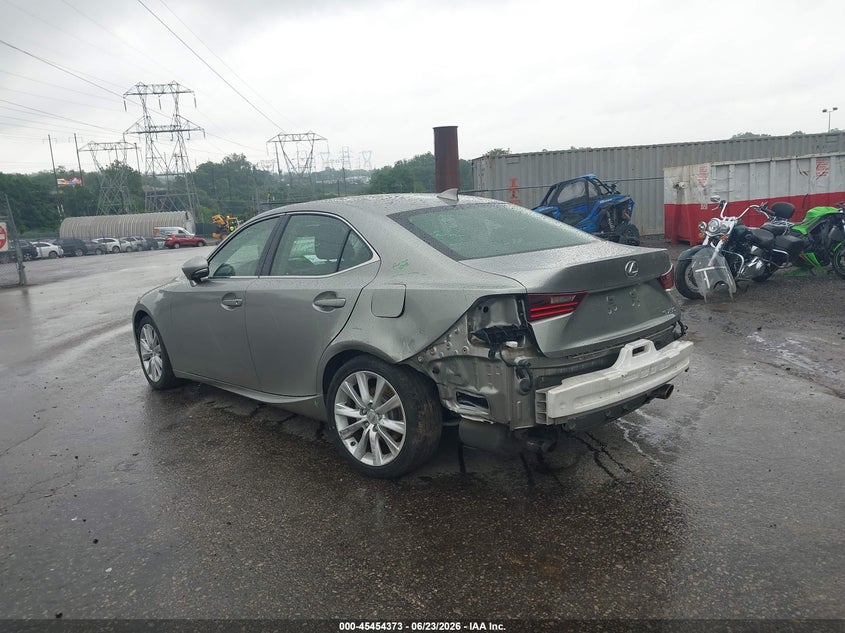 2014 Lexus Is VIN JTHBF1D22E5016976 IAAI salvage auction — REAR END, Salvage (Pennsylvania), sold $3,050 on 2026-07-31 (photo 6)