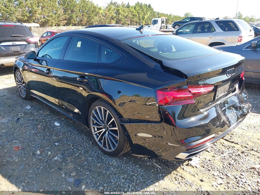 2023 Audi A5 VIN WAUBBCF52PA008609 IAAI salvage auction — FRONT END, Salvage (Virginia), sold $15,600 on 2026-07-13 (photo 3)
