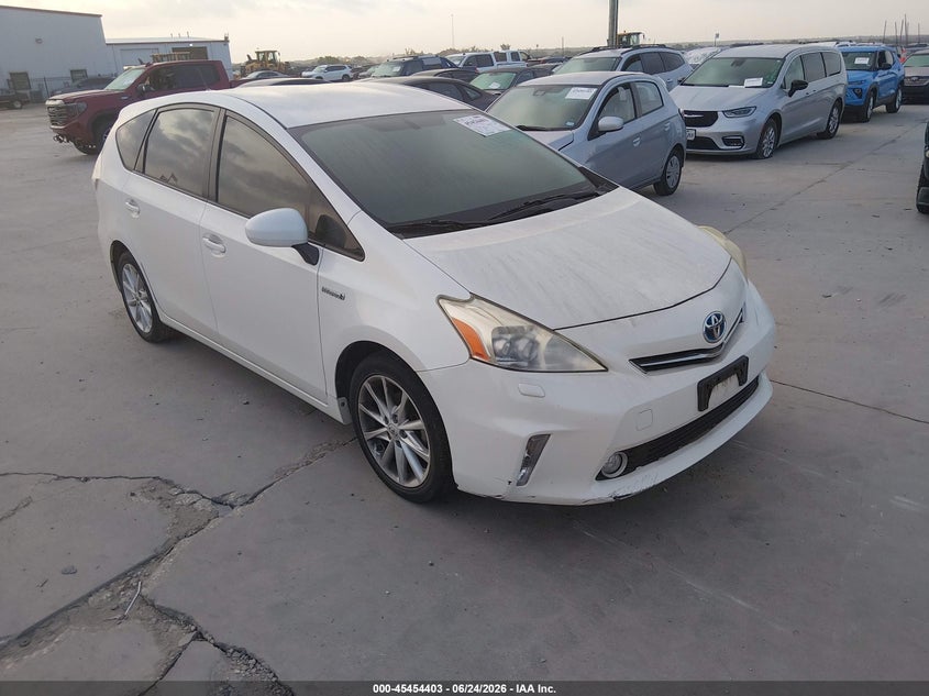 2012 Toyota Prius v VIN JTDZN3EU8C3139446 IAAI salvage auction — NORMAL WEAR, Original (Texas), sold $1,900 on 2026-07-21 (photo 1)