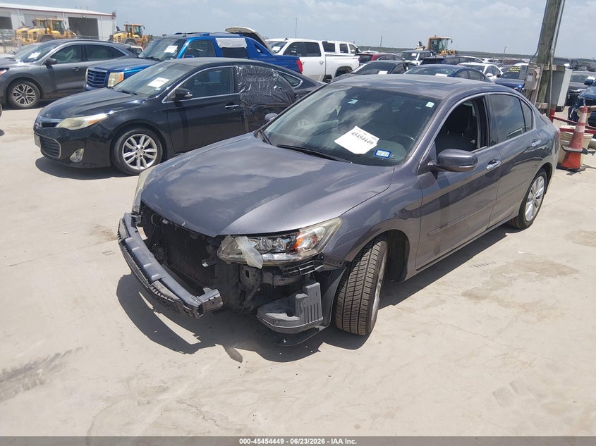 2014 Honda Accord VIN 1HGCR3F91EA037796 IAAI salvage auction — FRONT END, Original (Texas), sold $4,250 on 2026-08-04 (photo 2)