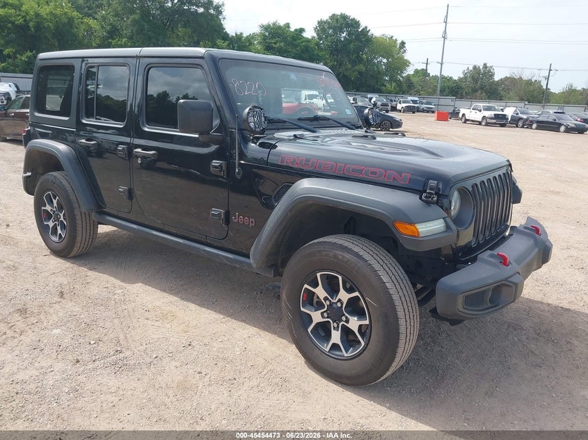 2021 Jeep Wrangler / VIN 1C4HJXFN9MW584476 IAAI salvage auction — REAR END, Salvage Title, sold $10,500 on 2026-08-19 (photo 1)