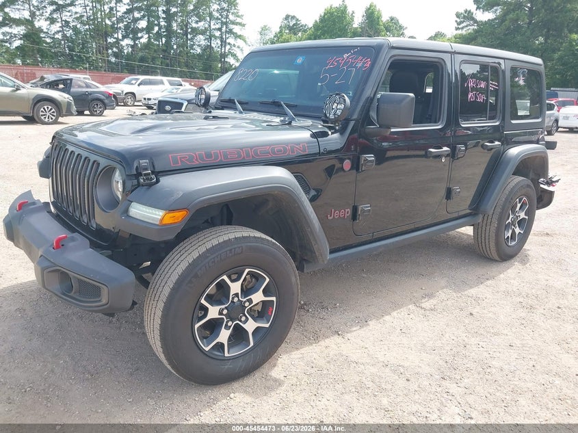 2021 Jeep Wrangler / VIN 1C4HJXFN9MW584476 IAAI salvage auction — REAR END, Salvage Title, sold $10,500 on 2026-08-19 (photo 2)