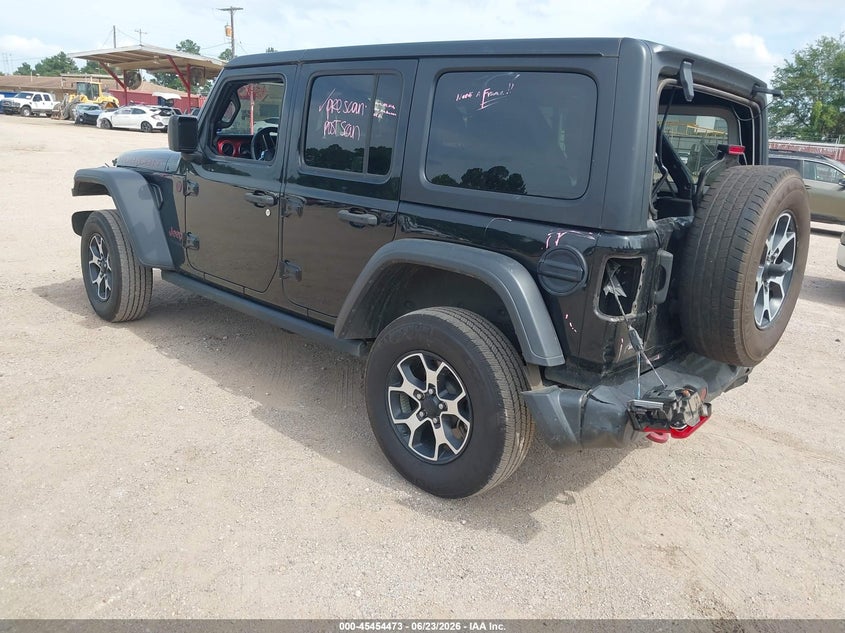2021 Jeep Wrangler / VIN 1C4HJXFN9MW584476 IAAI salvage auction — REAR END, Salvage Title, sold $10,500 on 2026-08-19 (photo 3)