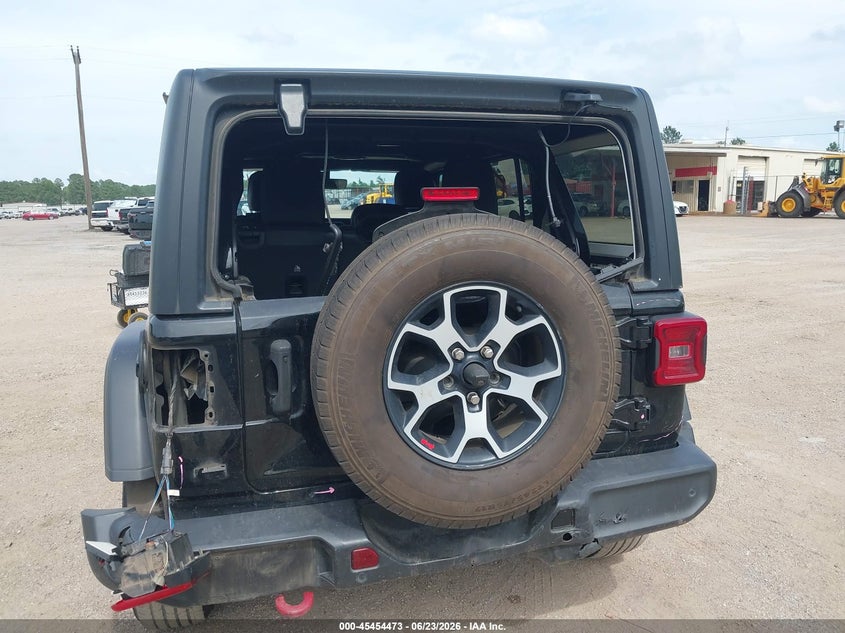 2021 Jeep Wrangler / VIN 1C4HJXFN9MW584476 IAAI salvage auction — REAR END, Salvage Title, sold $10,500 on 2026-08-19 (photo 6)
