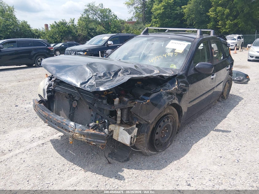 2011 Subaru Impreza VIN JF1GH6D65BH813658 IAAI salvage auction — FRONT & REAR, Salvage (Ohio), sold $250 on 2026-07-28 (photo 2)