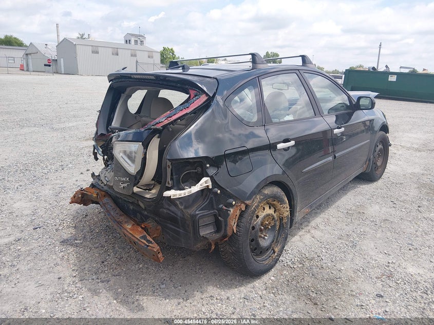 2011 Subaru Impreza VIN JF1GH6D65BH813658 IAAI salvage auction — FRONT & REAR, Salvage (Ohio), sold $250 on 2026-07-28 (photo 4)