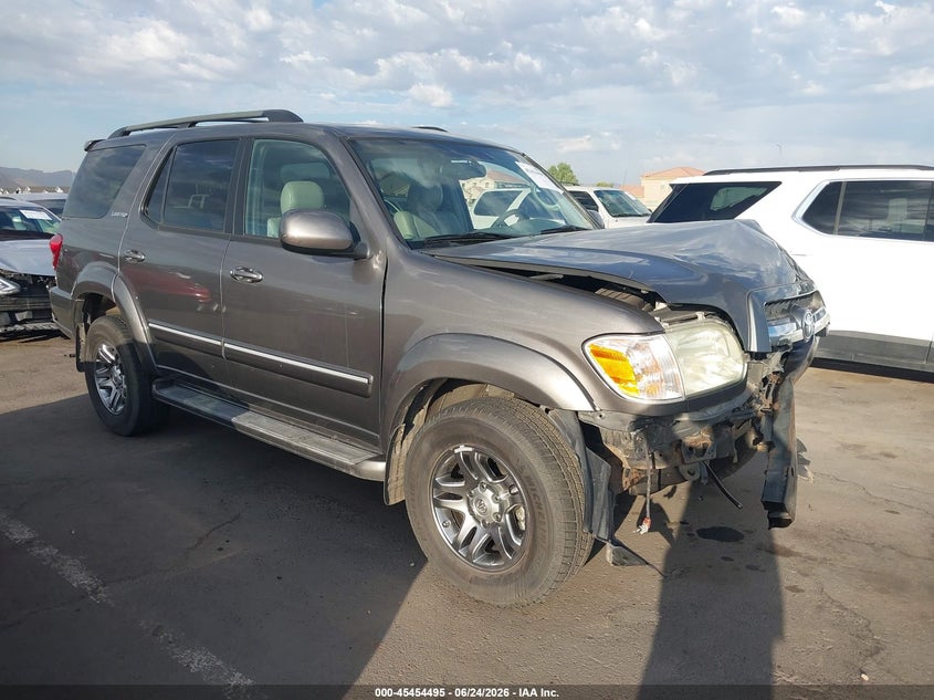 2006 Toyota Sequoia VIN 5TDBT48A66S274426 IAAI salvage auction — FRONT END, Salvage (Arizona), sold $775 on 2026-07-28 (photo 1)