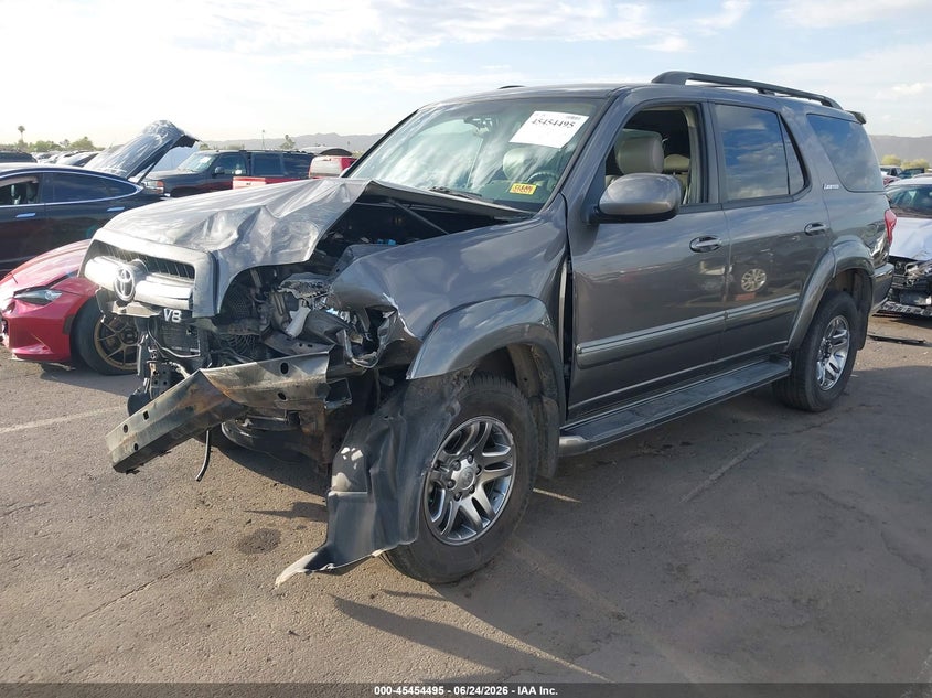 2006 Toyota Sequoia VIN 5TDBT48A66S274426 IAAI salvage auction — FRONT END, Salvage (Arizona), sold $775 on 2026-07-28 (photo 2)
