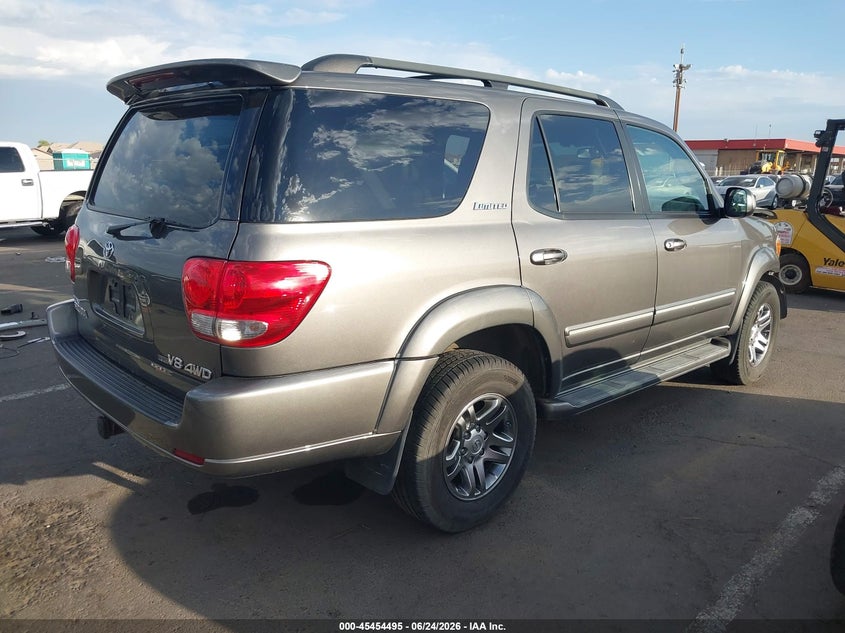 2006 Toyota Sequoia VIN 5TDBT48A66S274426 IAAI salvage auction — FRONT END, Salvage (Arizona), sold $775 on 2026-07-28 (photo 4)
